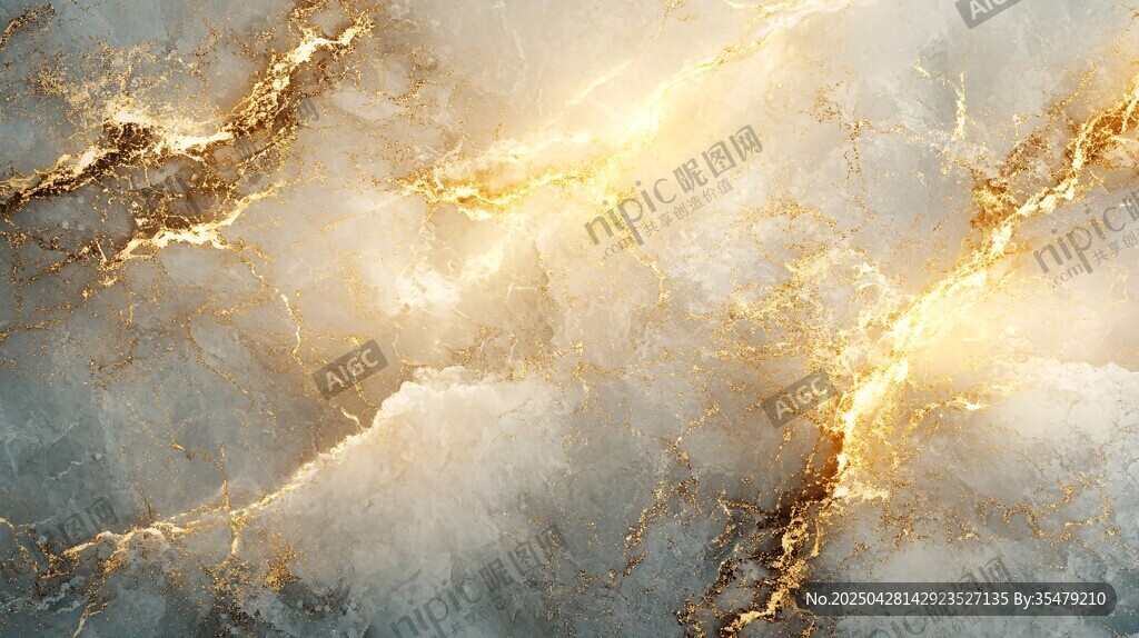 金色纹理大理石背景图
