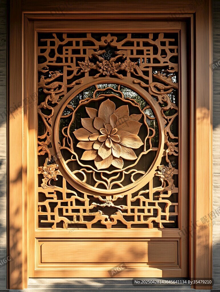 中式雕花木门 尽显古韵