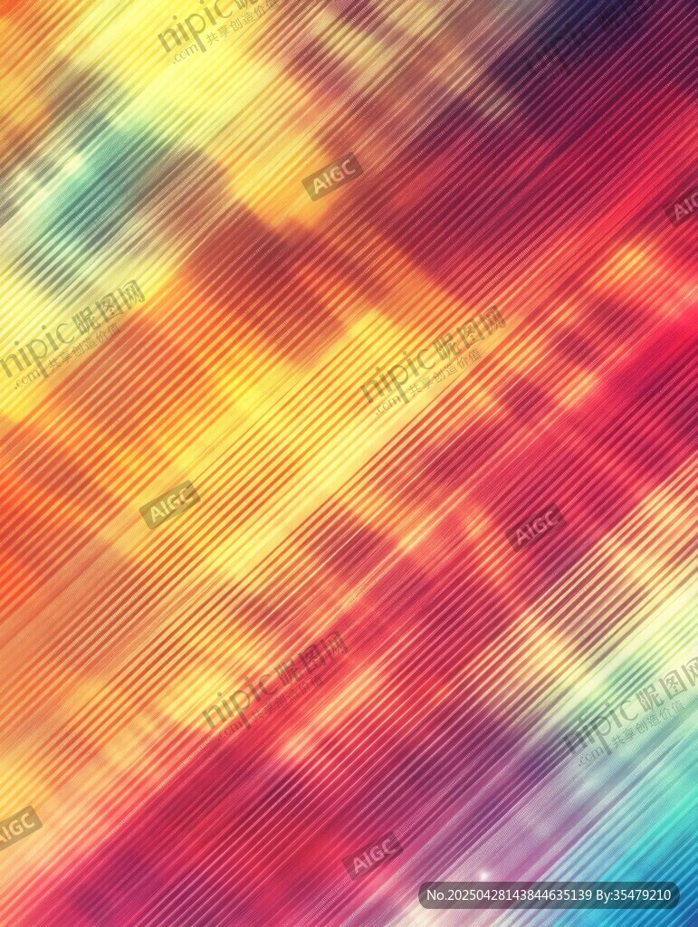 炫彩动感条纹抽象背景图