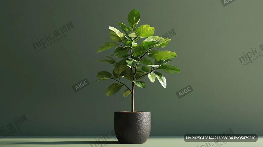 简约绿植盆栽 清新自然风