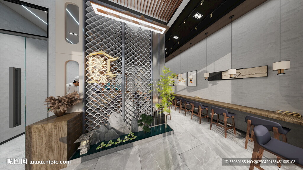 餐饮装饰设计效果图