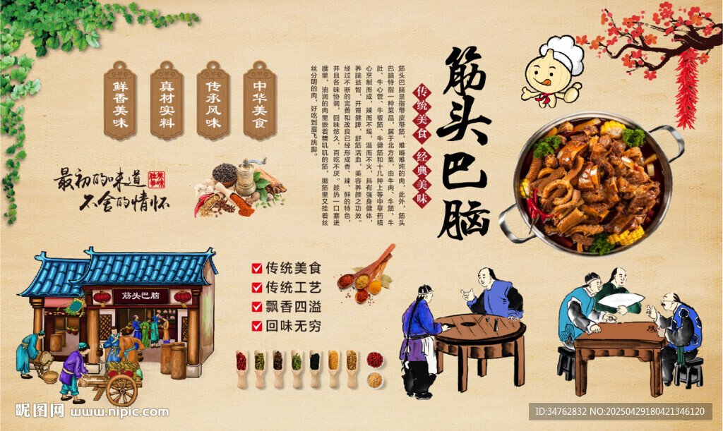 筋头巴脑