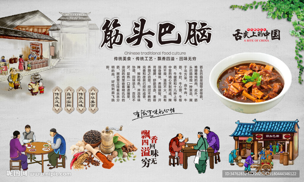 筋头巴脑