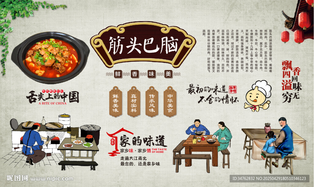 筋头巴脑
