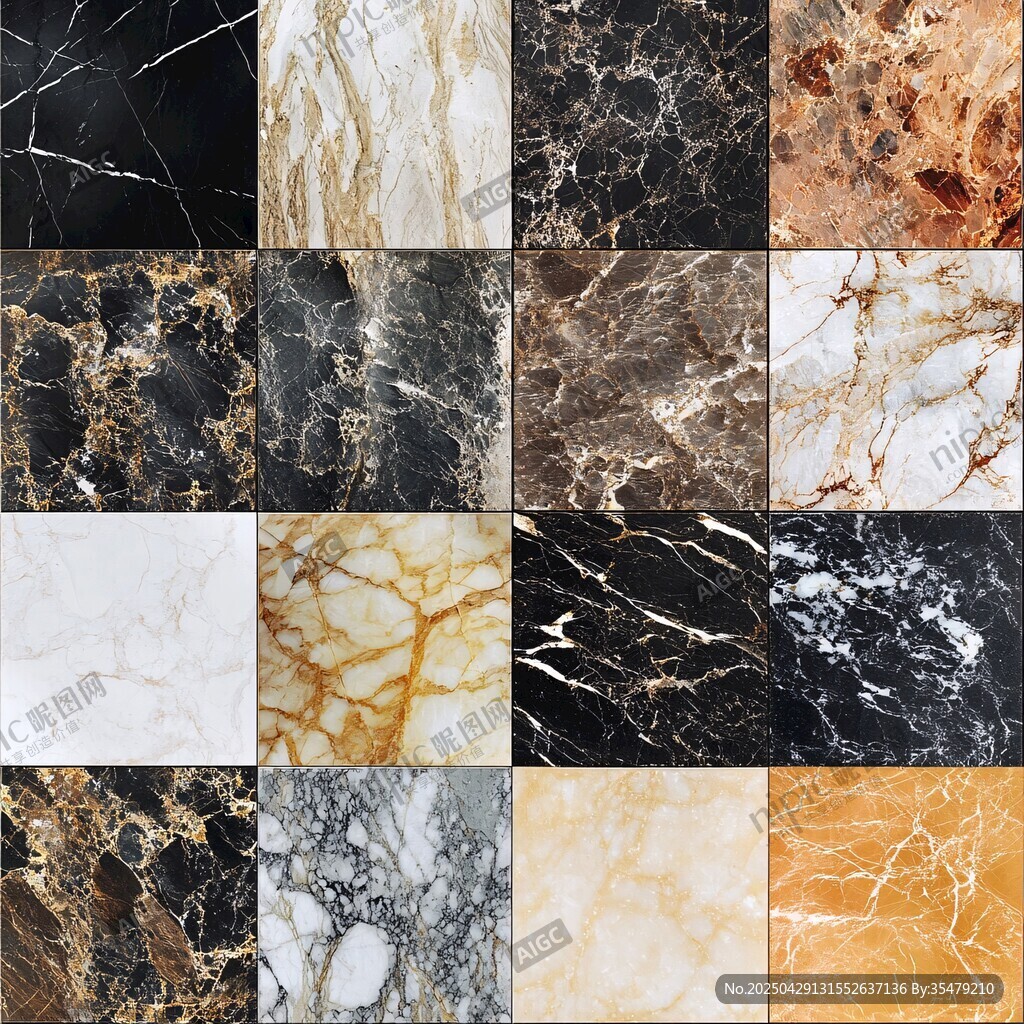 多样大理石纹理展示