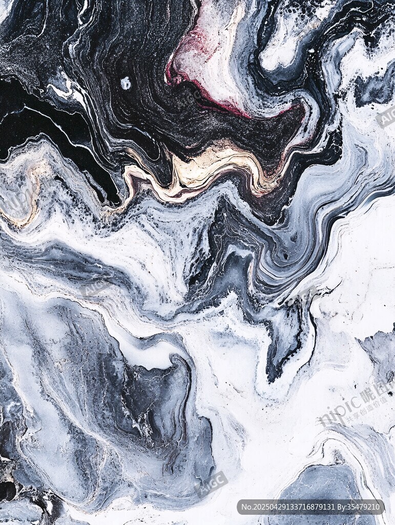 水墨纹理抽象艺术图案