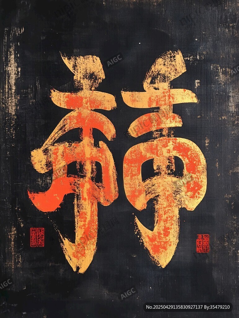 书法艺术 霸气 龙 字