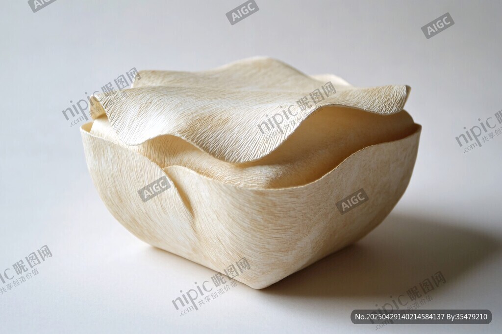 纸质艺术碗 独特造型设计