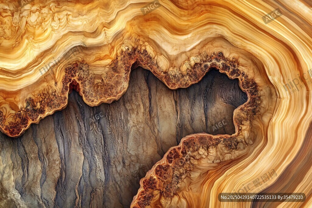 绝美木纹石纹理特写