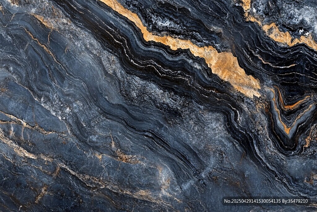 黑金大理石纹理图案