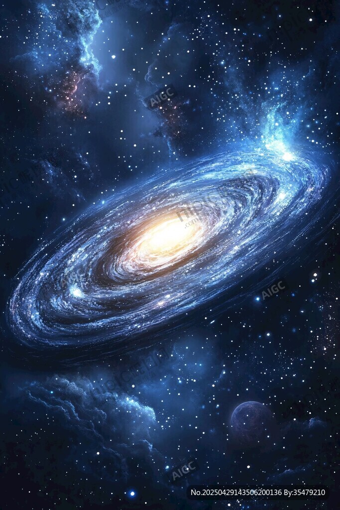 梦幻宇宙中的壮丽螺旋星系