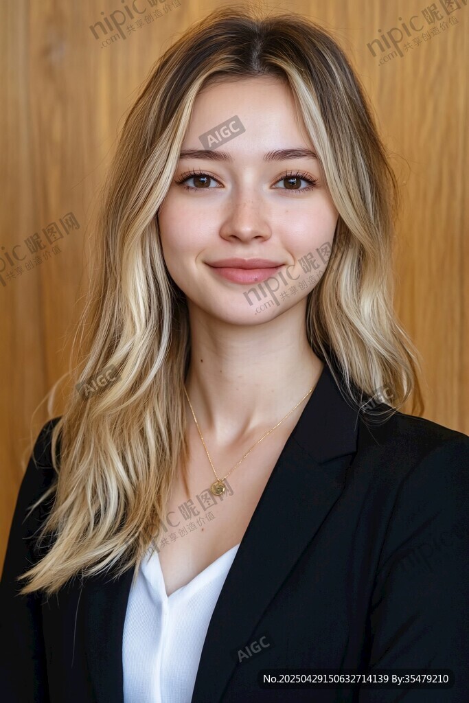 职业女性的优雅形象