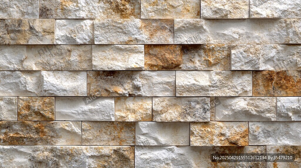 石砌墙面纹理特写