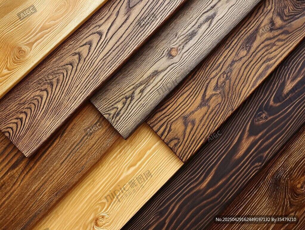 多样木纹地板展示