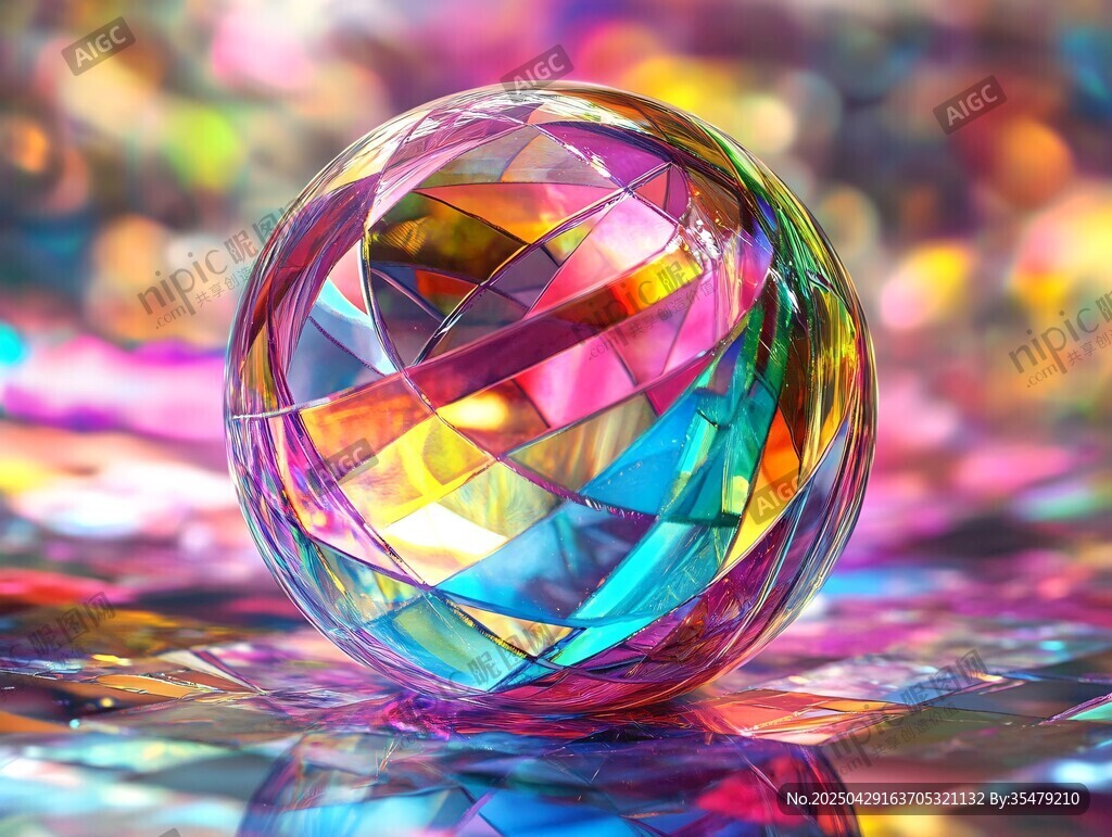 绚丽多彩的梦幻水晶球