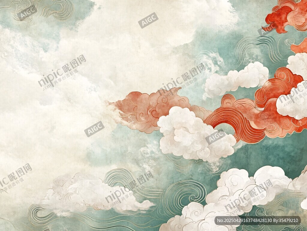 古风云海祥瑞图