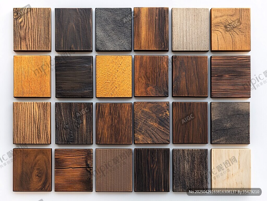 多样木纹板材展示
