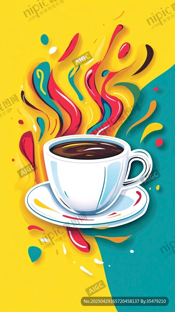 缤纷咖啡杯 多彩咖啡时光