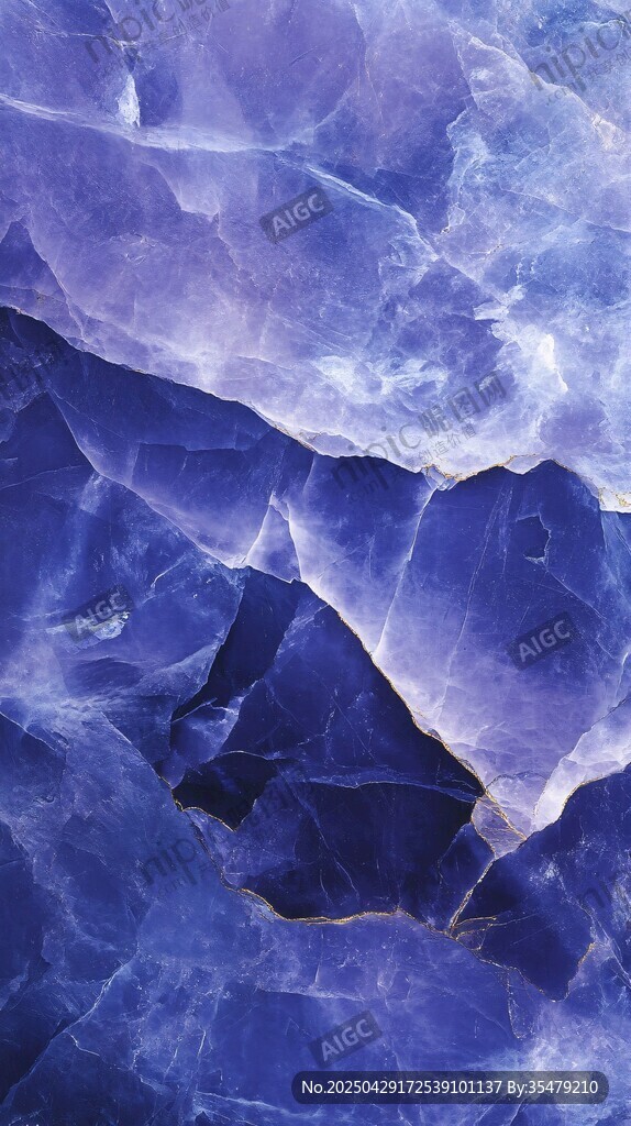 蓝紫色梦幻晶体纹理