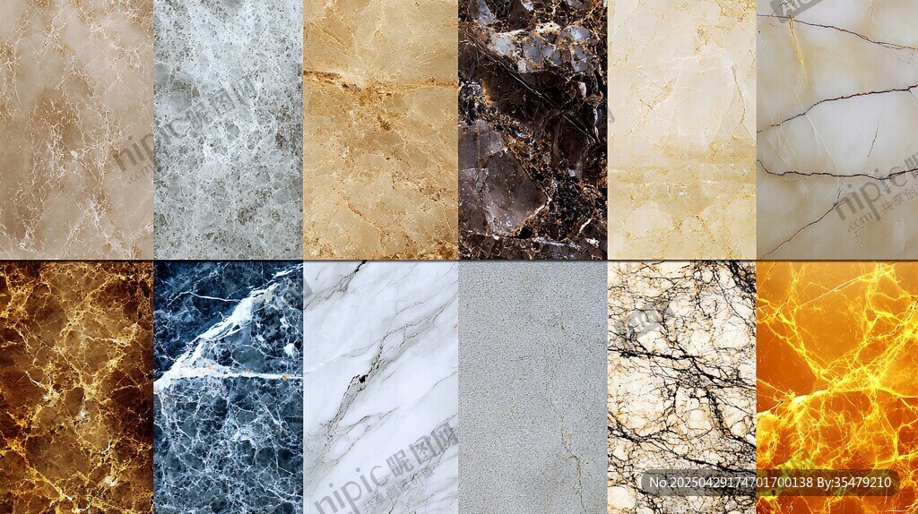 多样大理石纹理展示