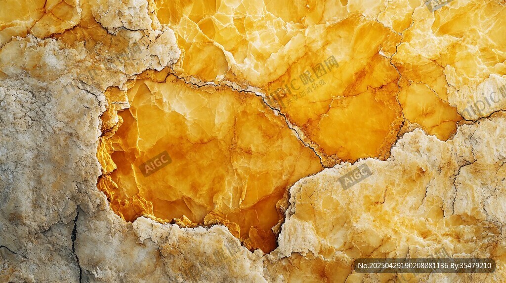 金黄纹理大理石背景图案