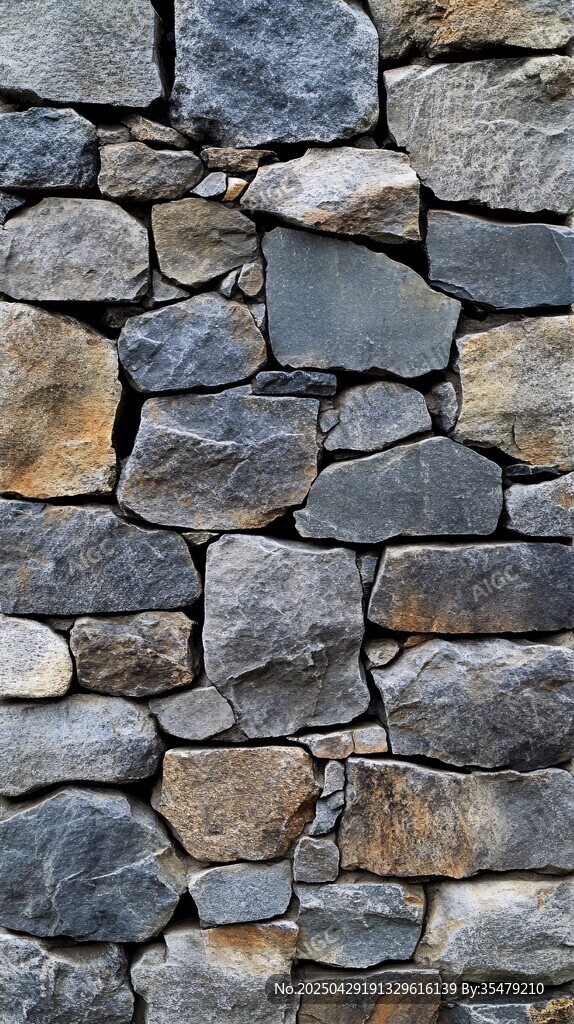 石砌墙面纹理特写