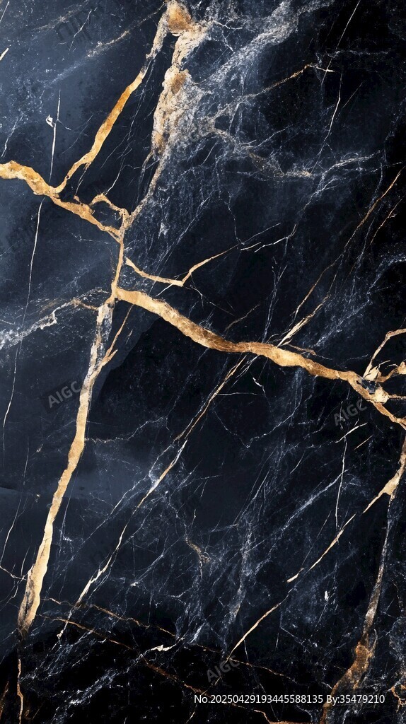 黑金大理石纹理背景图