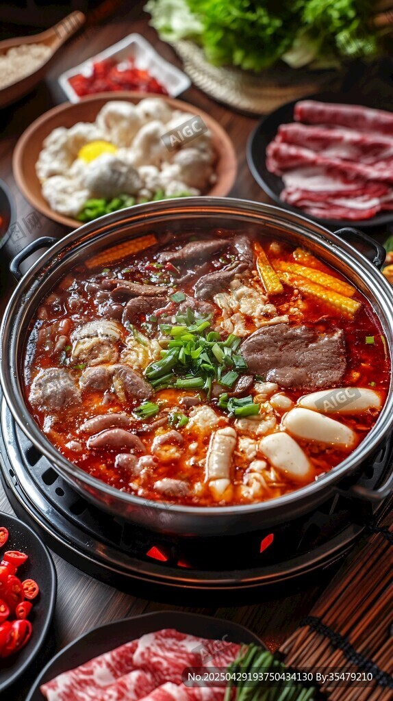 热气腾腾的美味火锅盛宴
