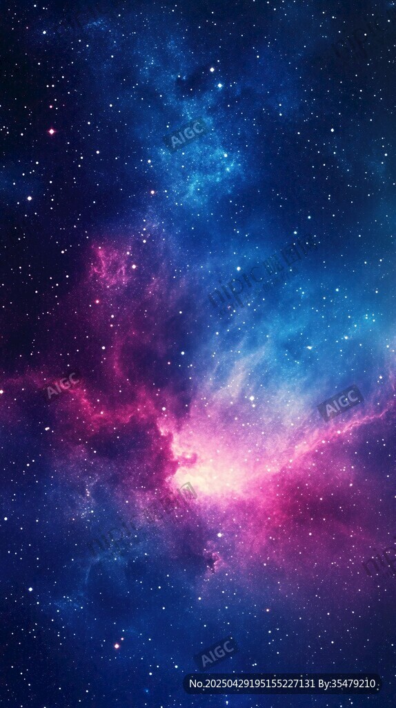 梦幻绚丽的深邃宇宙星空