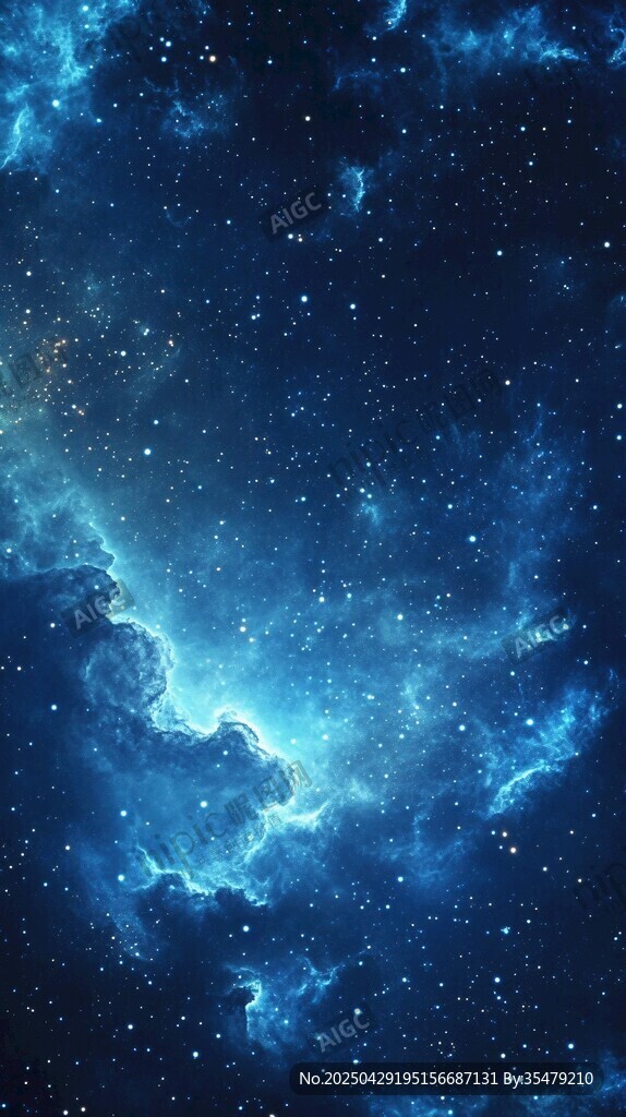 梦幻深邃的宇宙星空图景