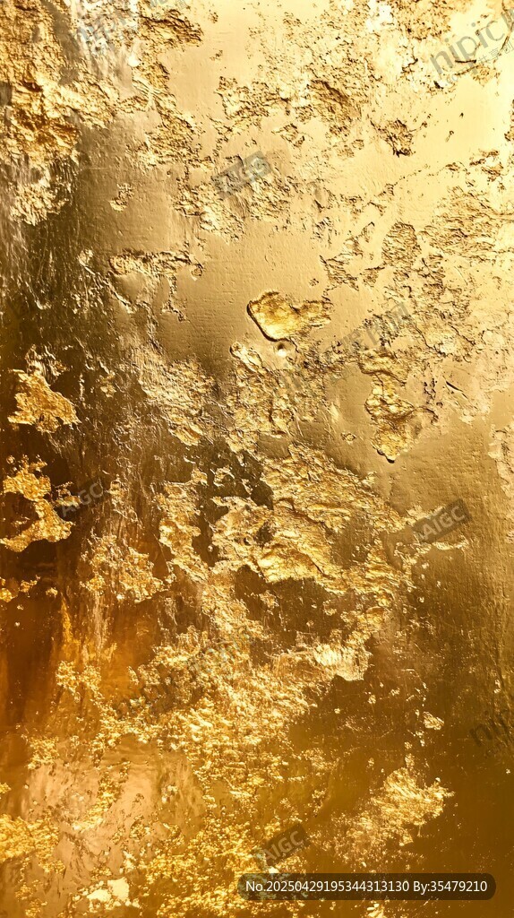 金色斑驳纹理质感背景图