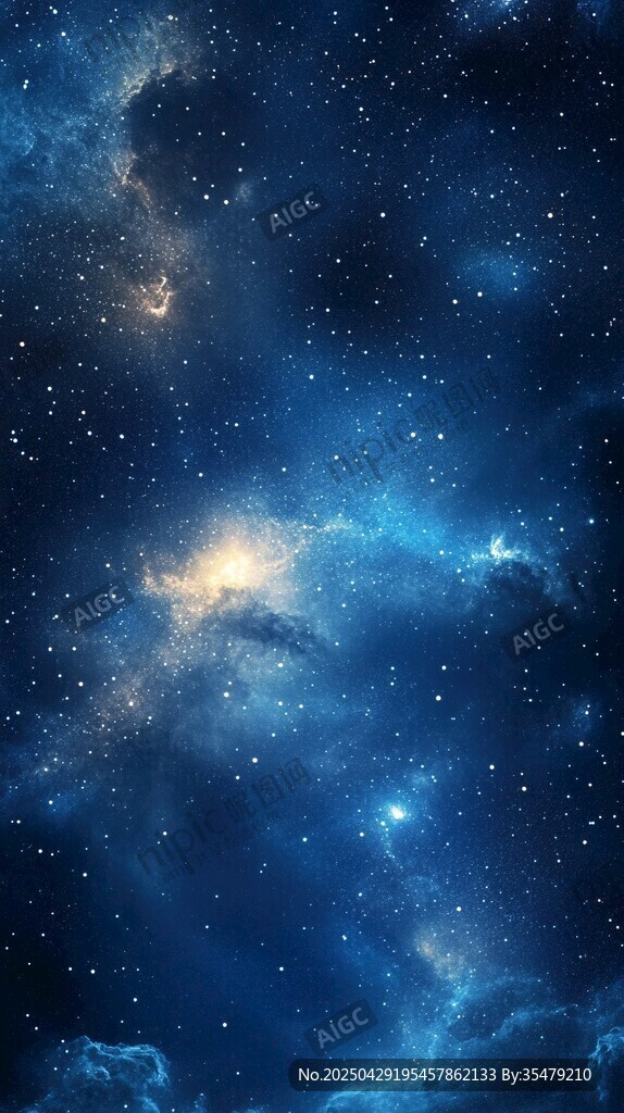 梦幻深邃的璀璨星空
