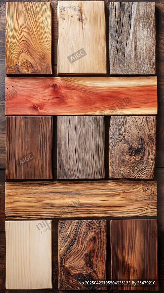 多样木材纹理展示
