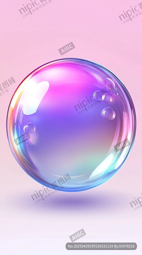 梦幻炫彩透明泡泡