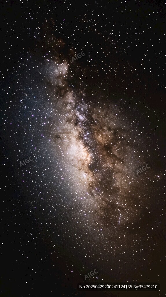 璀璨银河星空壮丽图景