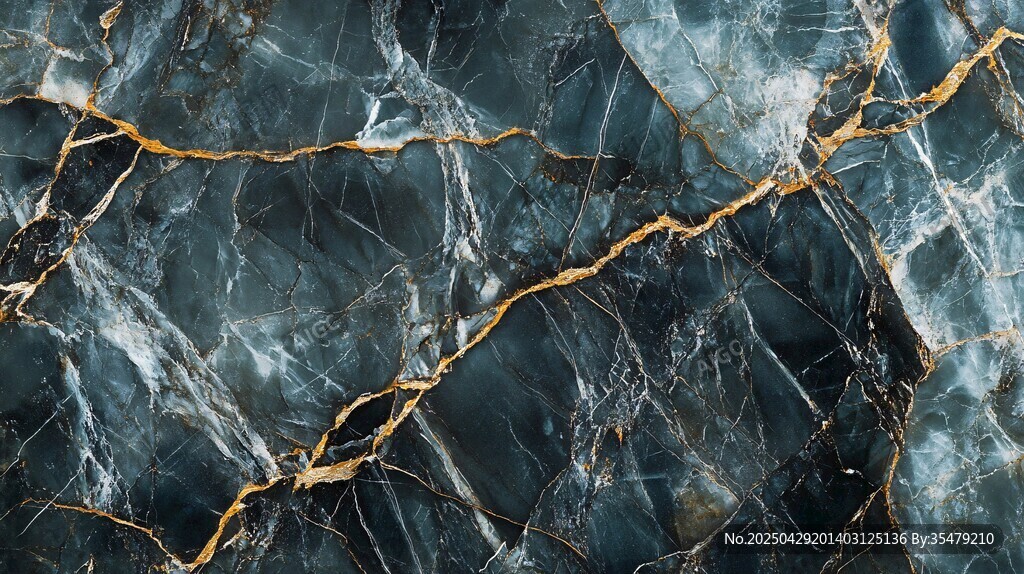 墨绿金纹大理石纹理