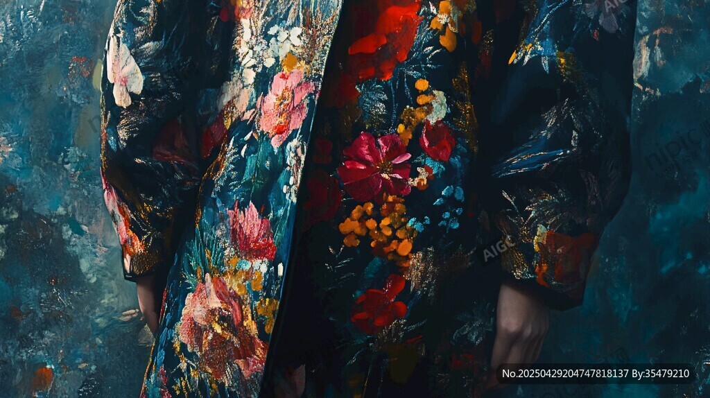 繁花似锦的复古风华丽服饰