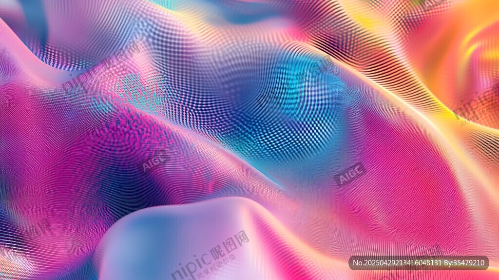 梦幻炫彩流体背景图案
