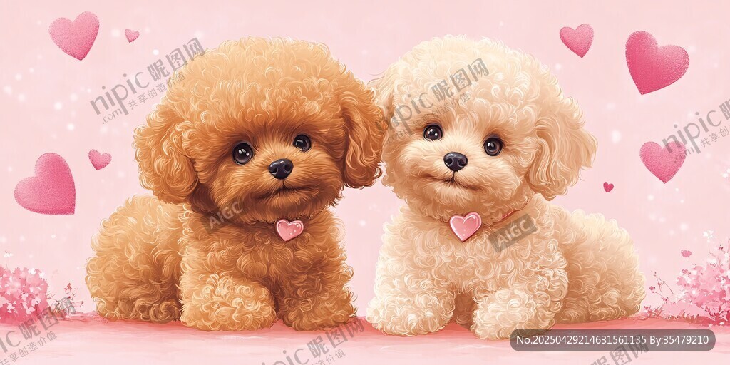 可爱萌犬相伴 爱心满溢