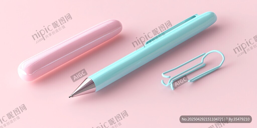 清新文具组合展示