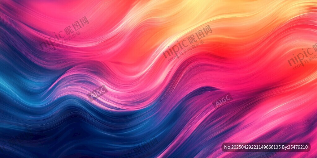 梦幻色彩流动背景图