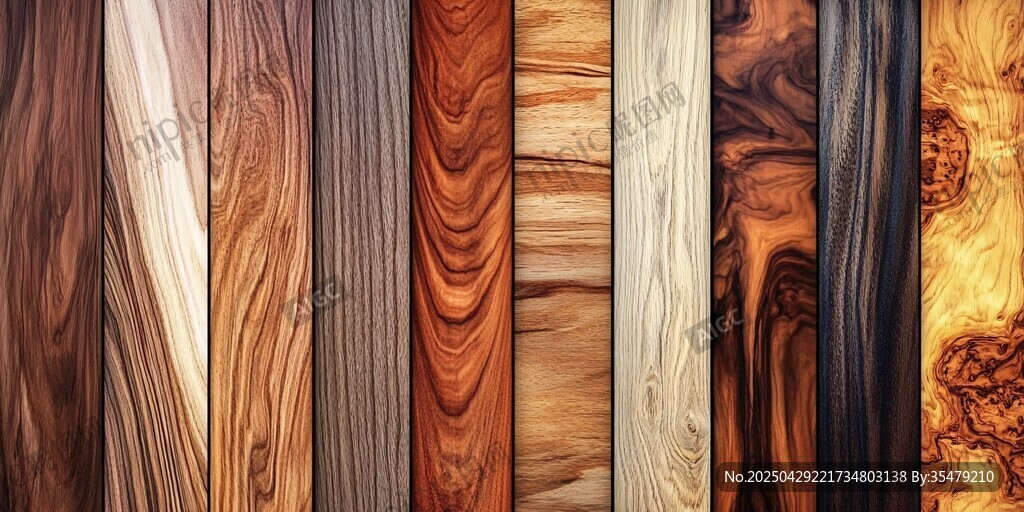 多样木材纹理展示