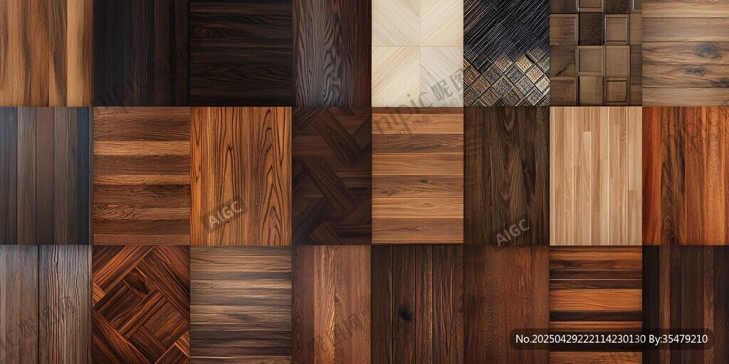 多样木纹材质展示