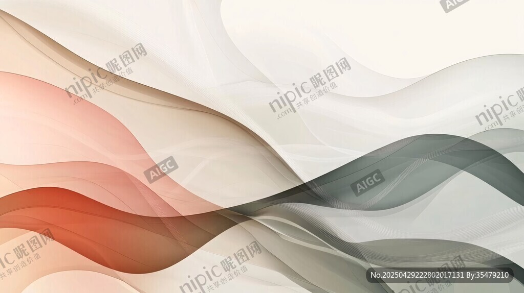 流动炫彩抽象波浪背景图