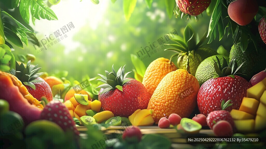 缤纷鲜果的自然盛宴