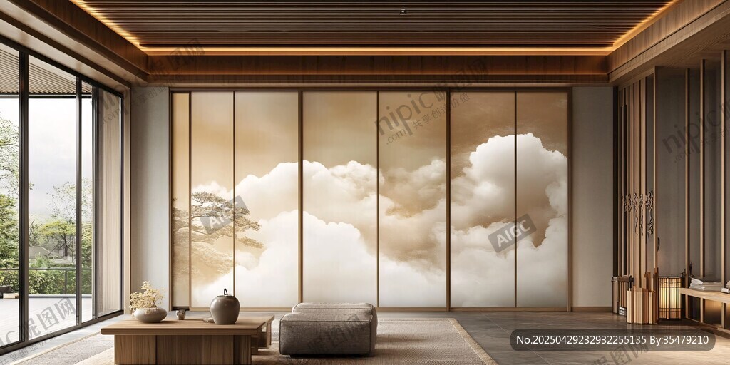 禅意中式茶室的优雅景致