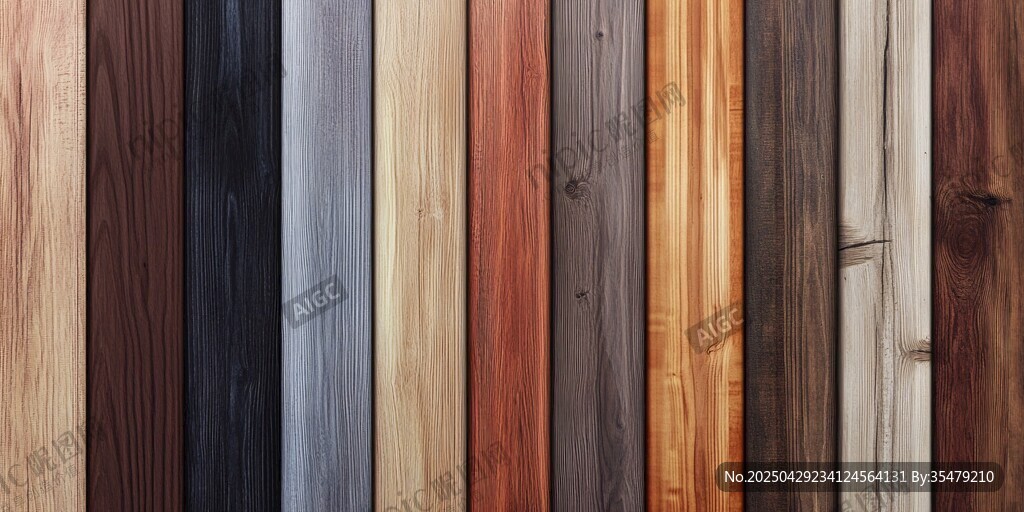 多样木纹板材展示