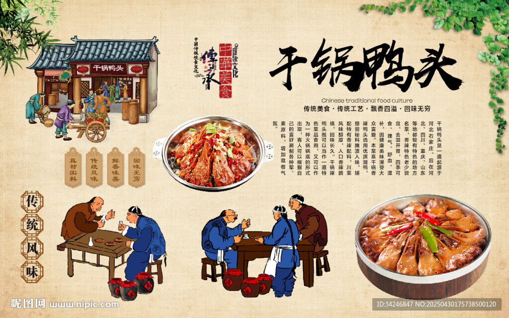 干锅鸭头