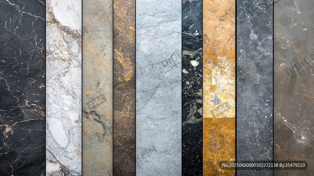 多样大理石纹理展示