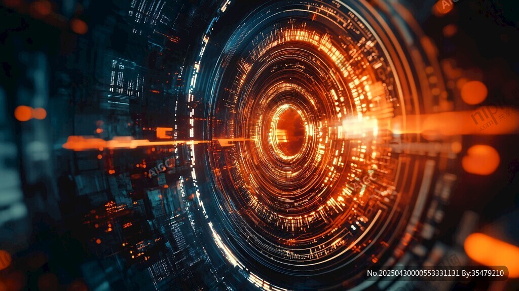科技光效环形未来感画面